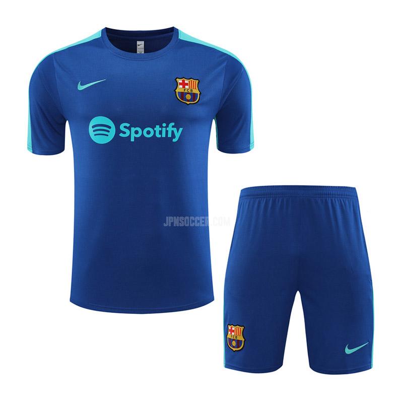 2023-24 fcバルセロナ 青い プラクティスシャツセット