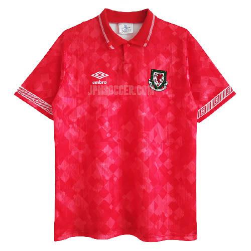 1990-92 ウェールズ ホーム レトロユニフォーム