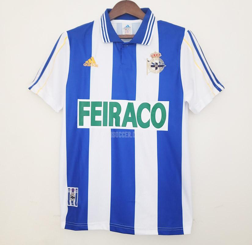 1999-2000 デポルティーボ ラ コルーニャ ホーム レトロユニフォーム 