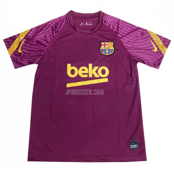 2019-2020 fcバルセロナ 紫の プラクティスシャツ