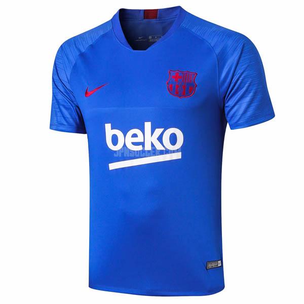 2019-2020 fcバルセロナ 青い プラクティスシャツ