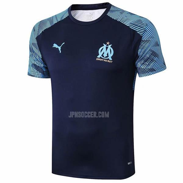 2019-2020 オリンピック マルセイユ 青い プラクティスシャツ