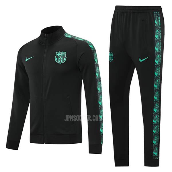 2020-21 fcバルセロナ ブラック-緑 ジャケット