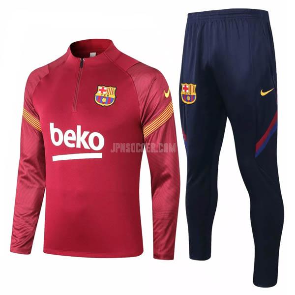 2020-21 fcバルセロナ 赤 サッカー スウェットシャツ