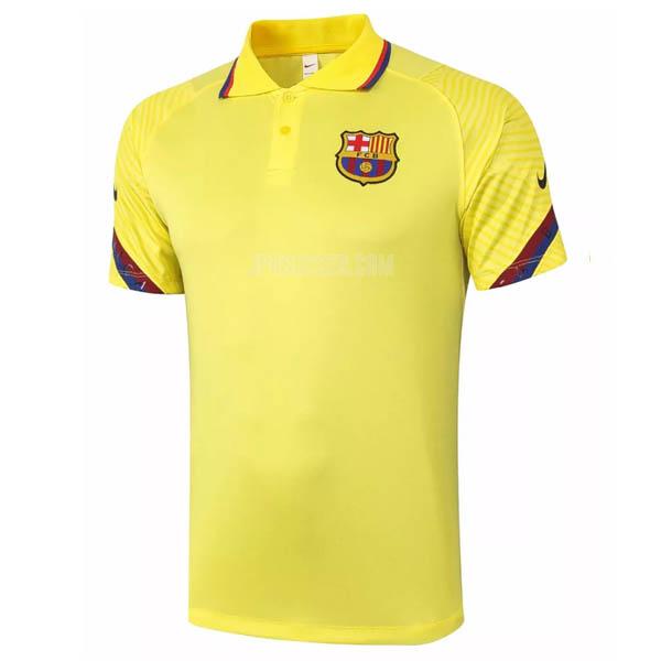 2020-21 fcバルセロナ 黄 ポロシャツ