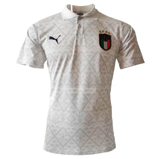 2020-21 イタリア 白い ポロシャツ