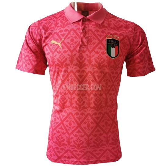 2020-21 イタリア 赤 ポロシャツ