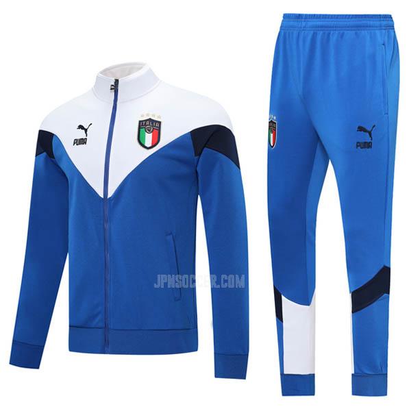2020-21 イタリア 青い 白い ジャケット