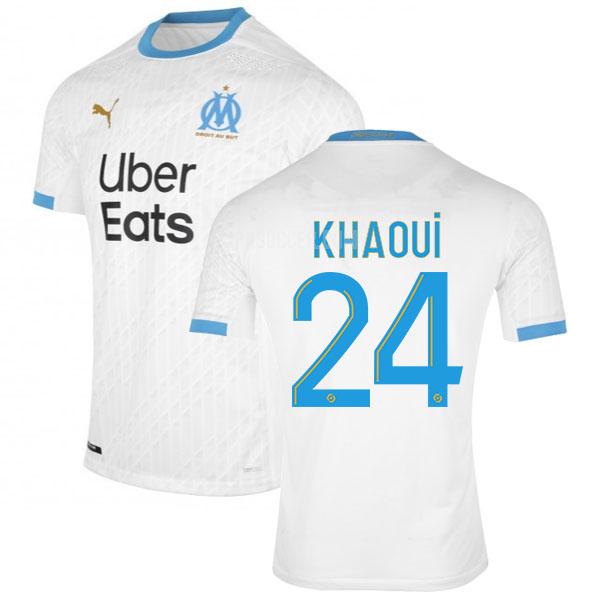 2020-21 オリンピック マルセイユ khaoui ホーム レプリカ ユニフォーム
