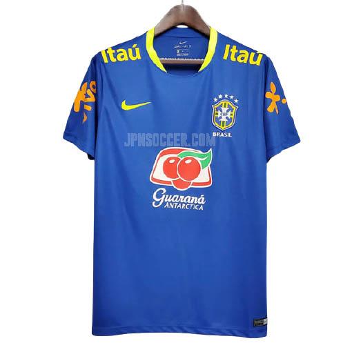 2020-21 ブラジル 青い プラクティスシャツ