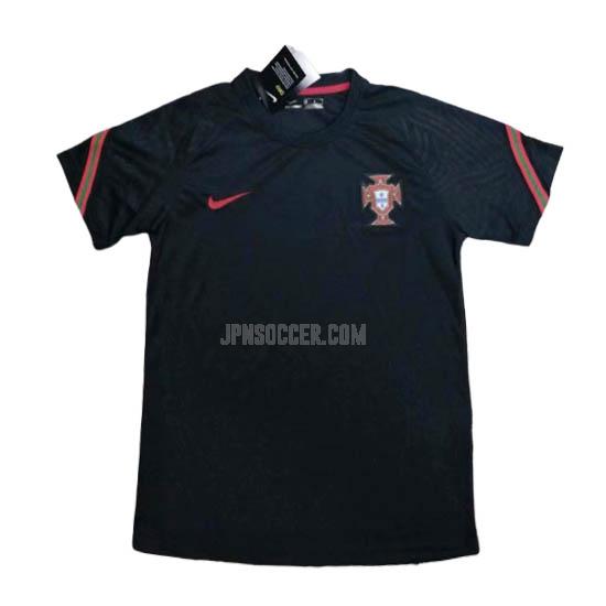 2020-21 ポルトガル ブラック プラクティスシャツ