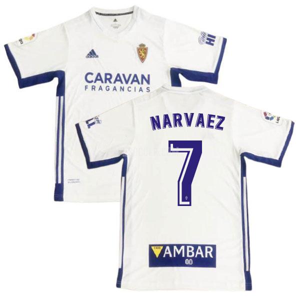 2020-21 レアル サラゴサ narvaez ホーム レプリカ ユニフォーム