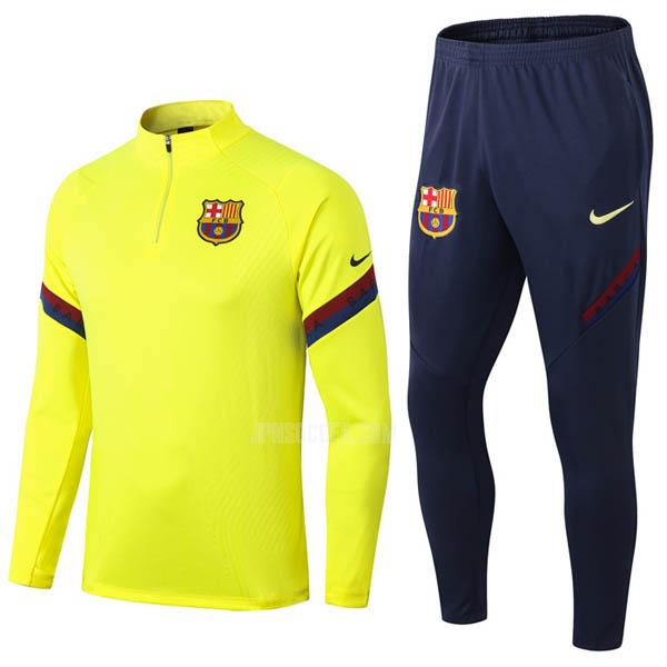 2020 fcバルセロナ 黄 サッカー スウェットシャツ