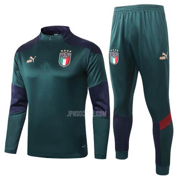 2020 イタリア 緑 サッカー スウェットシャツ