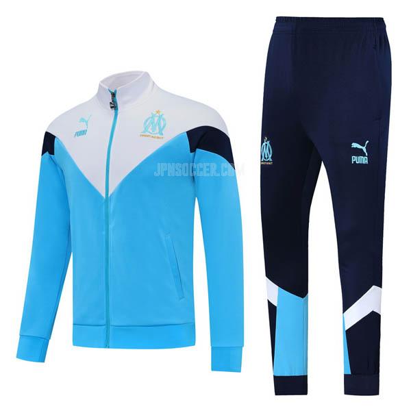 2020 オリンピック マルセイユ 青い-白い レプリカ ジャケット