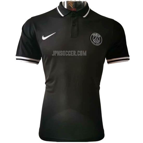 2020 パリ サンジェルマン ブラック ポロシャツ