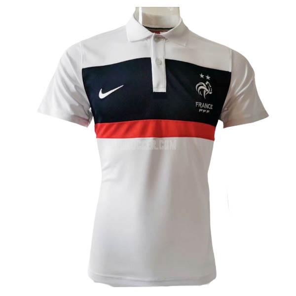 2020 フランス 白い ポロシャツ