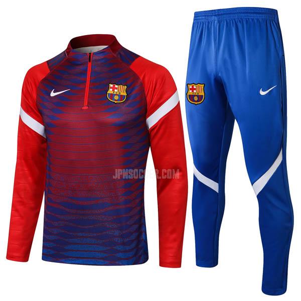 2021-22 fcバルセロナ fcb1 赤 サッカー スウェットシャツ