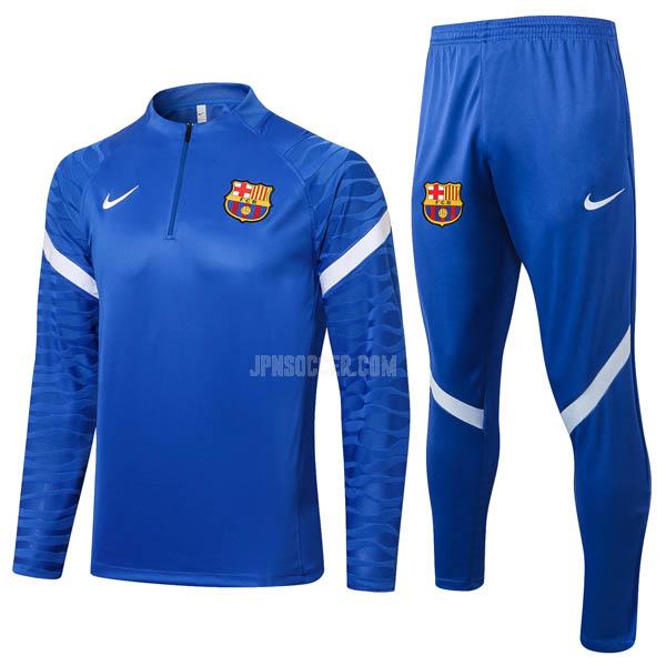 2021-22 fcバルセロナ fcb1 青い サッカー スウェットシャツ