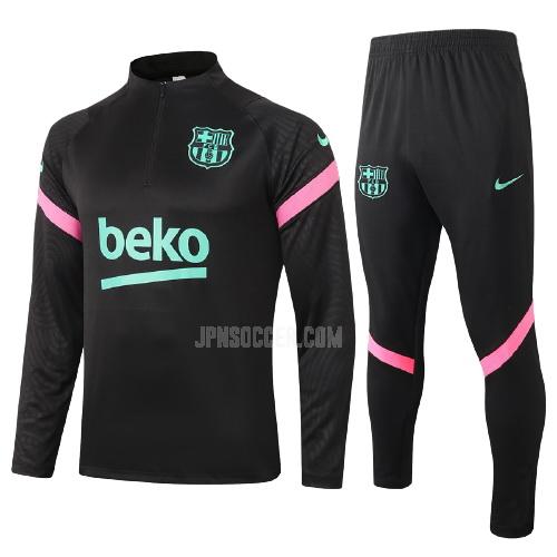 2021-22 fcバルセロナ ジュニア fcb1 ブラック サッカー スウェットシャツ