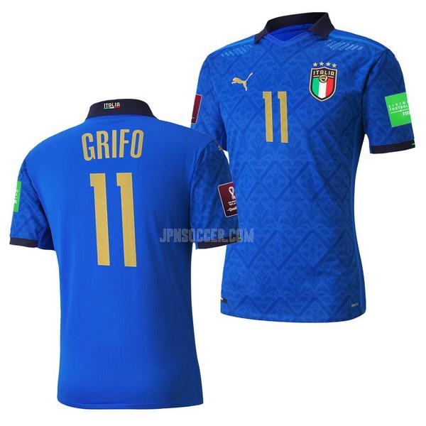2021-22 イタリア vincenzo grifo ホーム レプリカ ユニフォーム