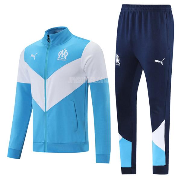 2021-22 オリンピック マルセイユ 08g45 青い 白い ジャケット