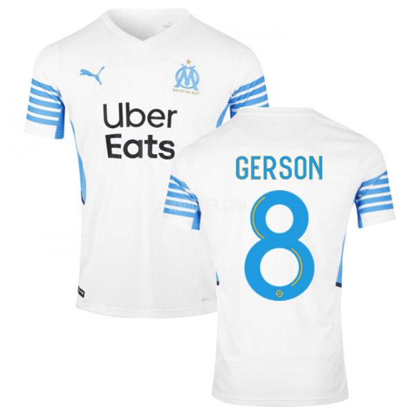 2021-22 オリンピック マルセイユ gerson ホーム レプリカ ユニフォーム