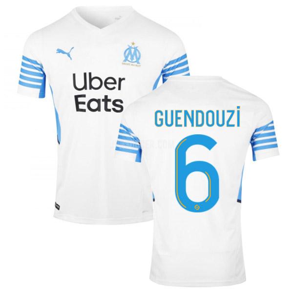 2021-22 オリンピック マルセイユ guendouzi ホーム レプリカ ユニフォーム
