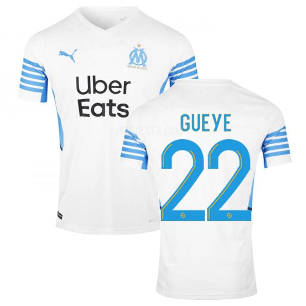 2021-22 オリンピック マルセイユ gueye ホーム レプリカ ユニフォーム