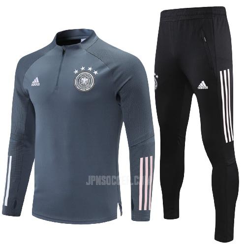 2021-22 ドイツ ジュニア 暗灰色 サッカー スウェットシャツ