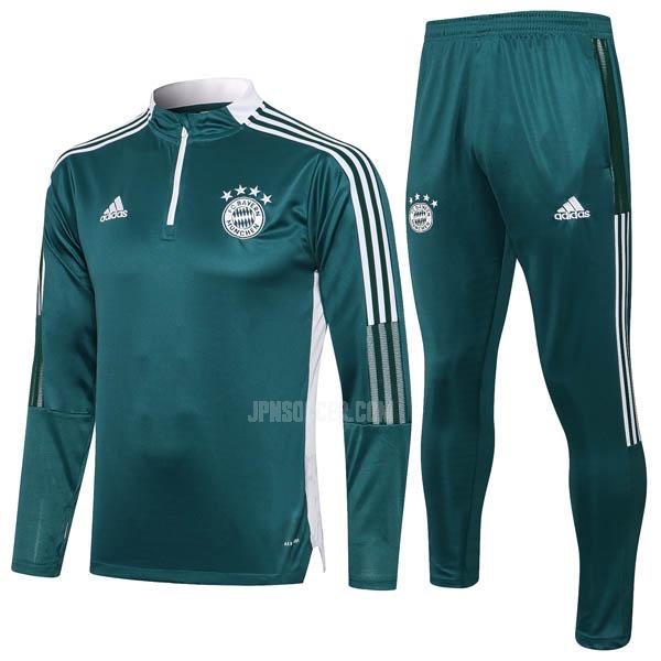 2021-22 バイエルン ミュンヘン bm1 緑 サッカー スウェットシャツ
