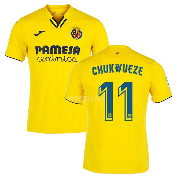 2021-22 ビジャレアル chukwueze ホーム レプリカ ユニフォーム