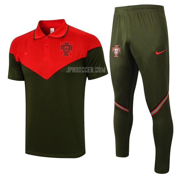 2021-22 ポルトガル 赤 緑 ポロシャツセット