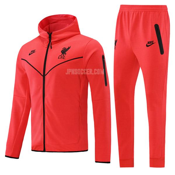 2021-22 リヴァプール 赤 フード付きジャケット