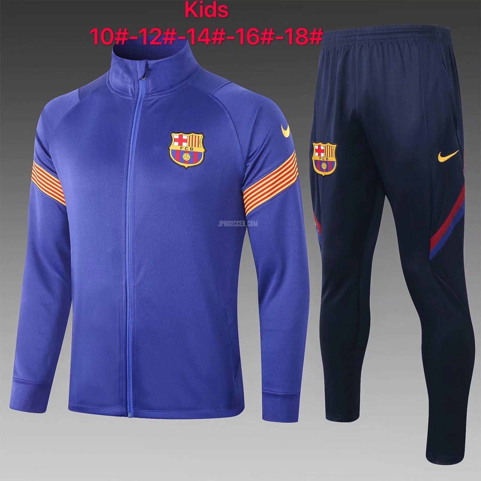 2021 fcバルセロナ ジュニア 青い ジャケット