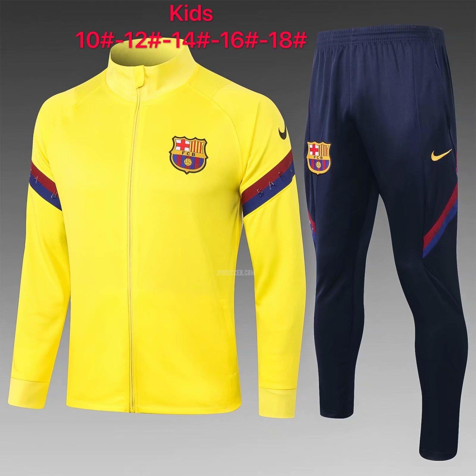 2021 fcバルセロナ ジュニア 黄 ジャケット