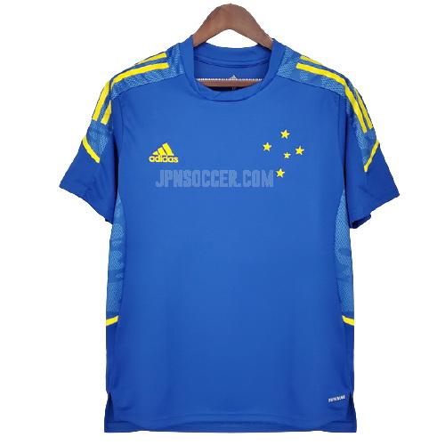 2021 クルゼイロec 青い プラクティスシャツ
