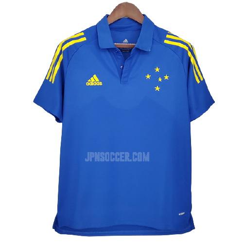 2021 クルゼイロec 青い ポロシャツ