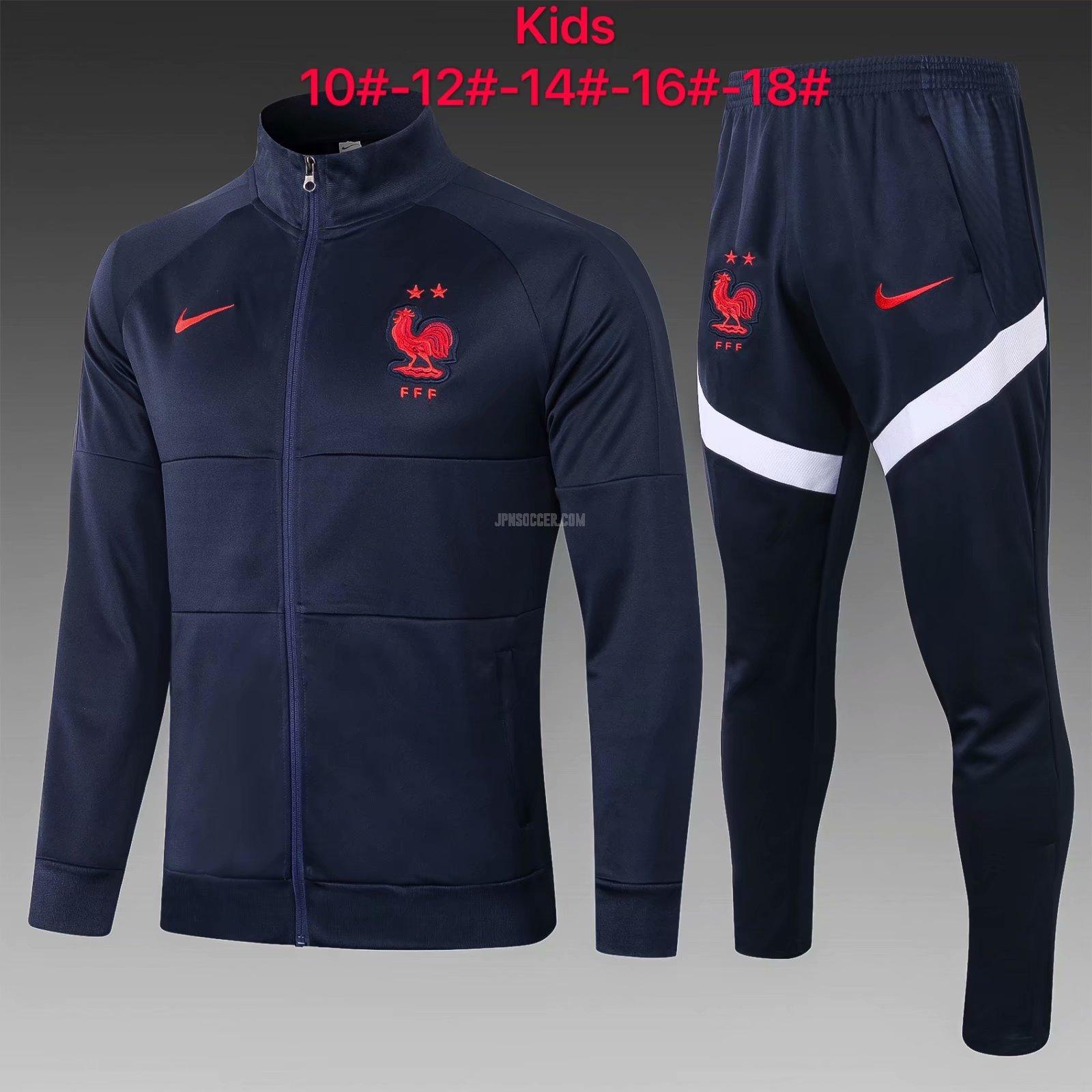 2021 フランス ジュニア 紺 ジャケット