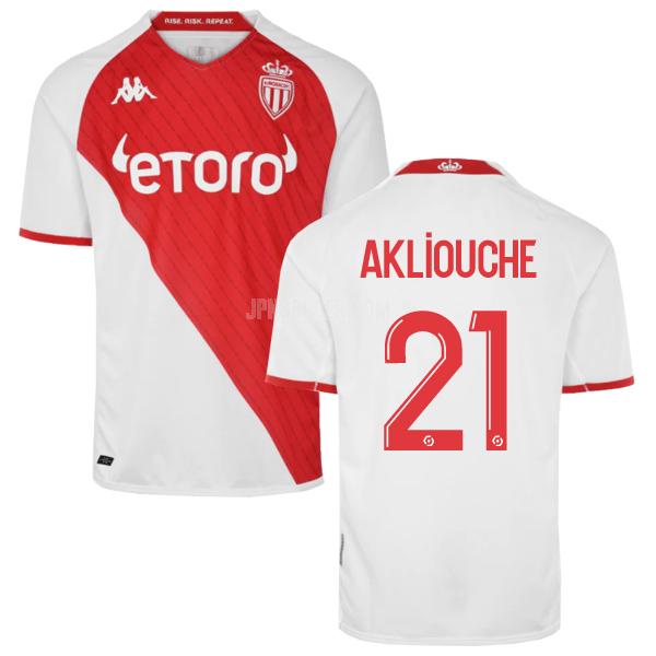 2022-23 asモナコ akliouche ホーム ユニフォーム