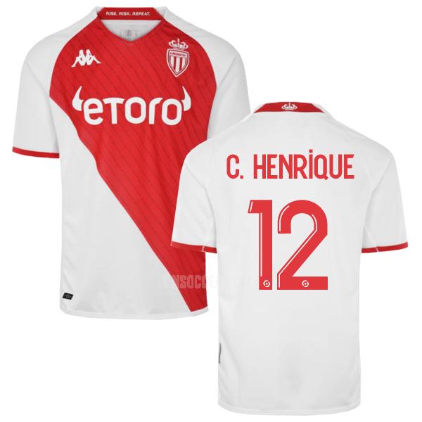 2022-23 asモナコ c. henrique ホーム ユニフォーム