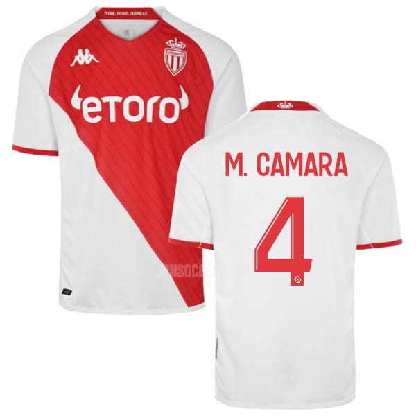 2022-23 asモナコ m. camara ホーム ユニフォーム