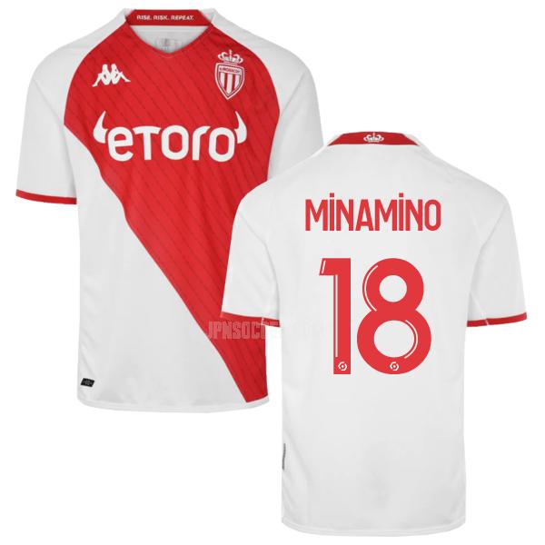 2022-23 asモナコ minamino ホーム ユニフォーム