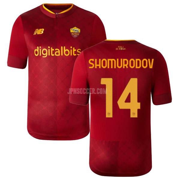 2022-23 asローマ shomurodov ホーム レプリカ ユニフォーム
