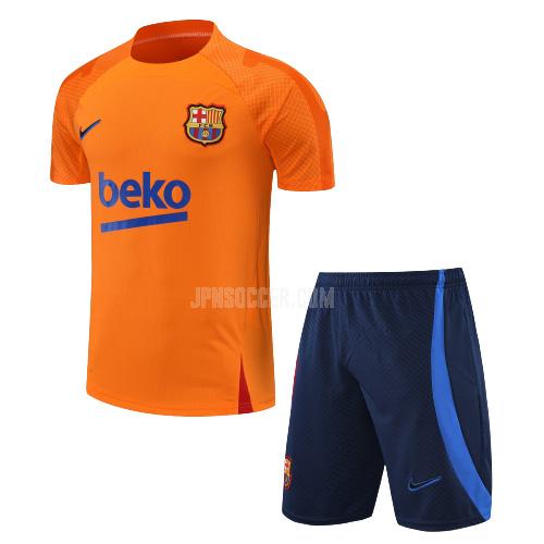 2022-23 fcバルセロナ スーツ オレンジ プラクティスシャツ