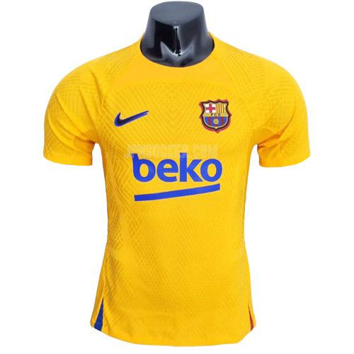 2022-23 fcバルセロナ プレイヤー版 黄 プラクティスシャツ