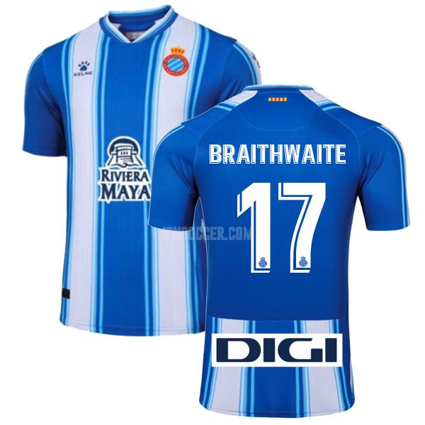 2022-23 rcdエスパニョール braithwaite ホーム ユニフォーム