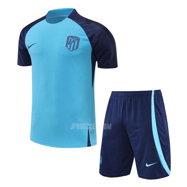 2022-23 アトレチコ マドリッド スーツ 青い プラクティスシャツ