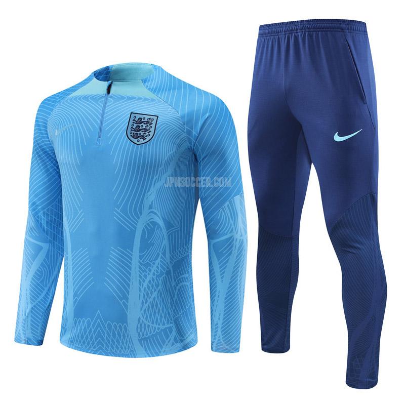 2022-23 イングランド プレイヤー版 221025a1 青い サッカー スウェットシャツ