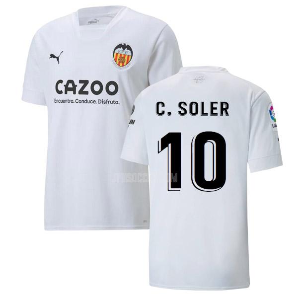 2022-23 バレンシアcf c. soler ホーム ユニフォーム